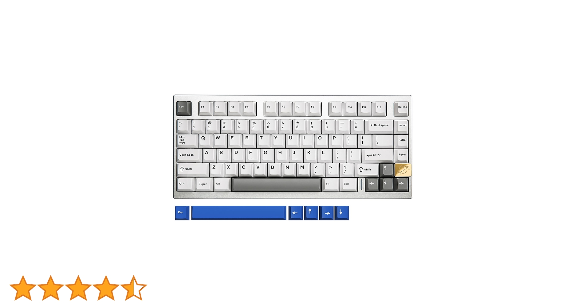 Amazon | YUNZII AL75 75% ゲーミングキーボード フルアルミCNC